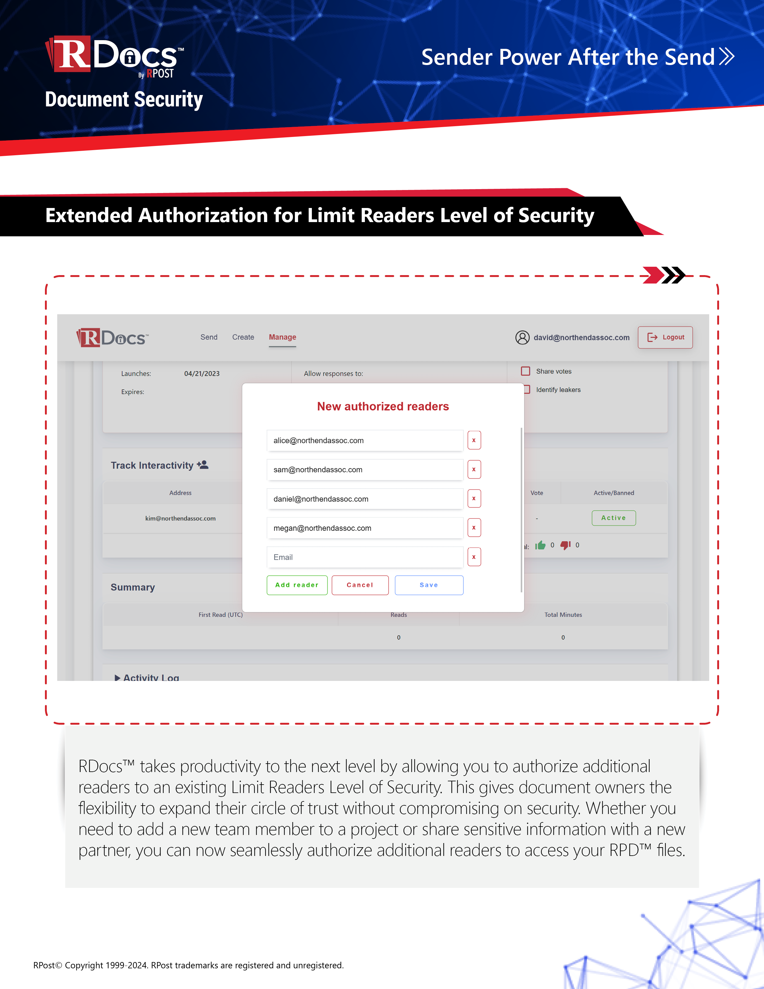 Extended Authorization for Level 3 RPDs