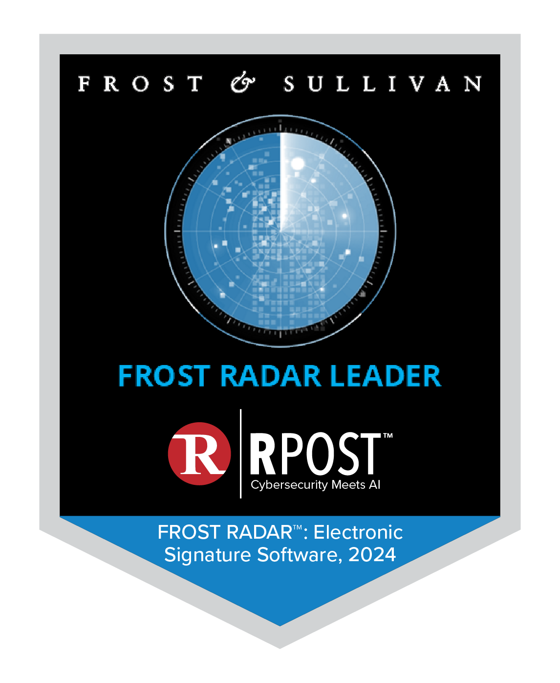 Frost and Sullivan Leader Badge